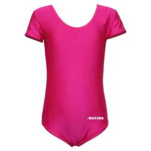 Детско трико MAXIMA Short Sleeve Гимнастика и балет Цикламено