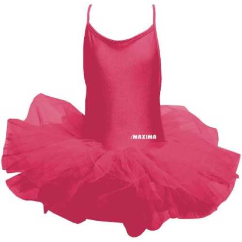 Детско танцувално трико с туту MAXIMA – Цикламено