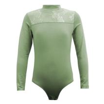 Детско трико MAXIMA с платка с дантела – Зелено