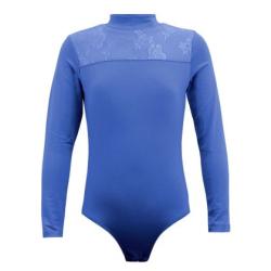 Детско трико MAXIMA с платка с дантела – Синьо