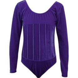 Детско трико MAXIMA кадифе с дълъг ръкав – Лилаво