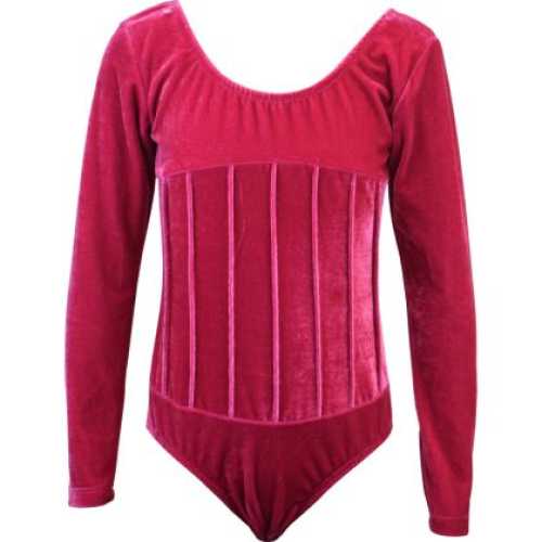 Детско трико MAXIMA кадифе с дълъг ръкав – Цикламено