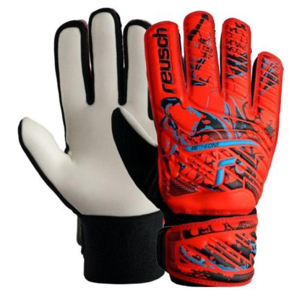 Вратарски ръкавици червени REUSCH Attrakt Starter Solid Negative Cut размер 10
