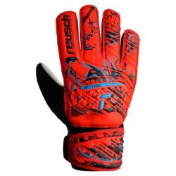 Вратарски ръкавици червени REUSCH Attrakt Starter Solid Negative Cut размер 10