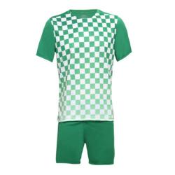 Екип за футбол, волейбол, хандбал, Детски, зелен с бяло