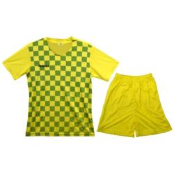 Екип за футбол, волейбол, хандбал, Детски, жълт със зелено