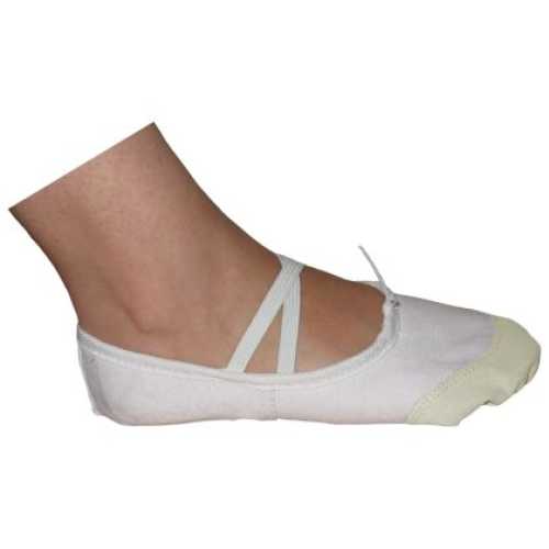 Балетни меки туфли Maxima, Танцови обувки –Бели