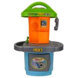 Детски комплект за игра MAXIMA - Кухня, Пералня и Дъска за гладене