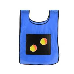 Игрален комплект от потник с велкро лепенки и 2 топки MAXIMA – Син