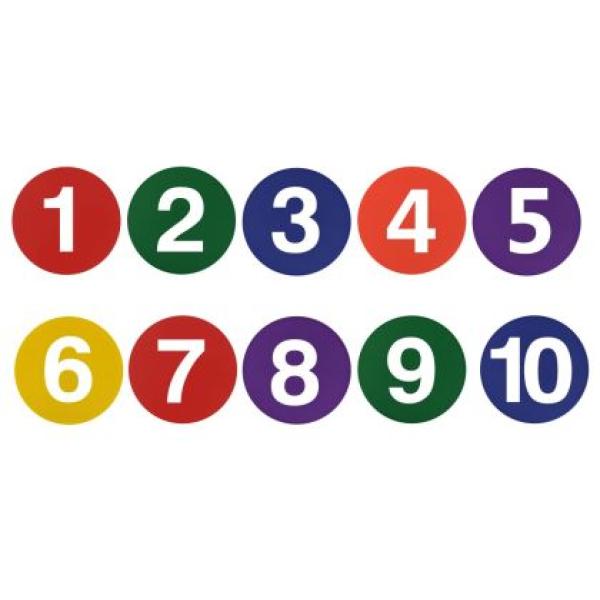 Комплект маркери тренировъчни MAXIMA 10 броя Ф23 см TPE