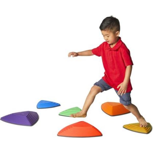 Играчка Речни камъни MAXIMA Комплект за баланс 6 броя ABS пластмаса