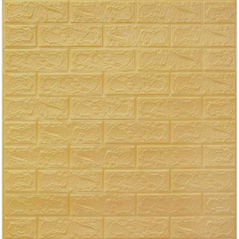 Декоративен 3D панел MAXIMA 70х77 см Самозалепващ Бежов