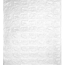 Декоративен 3D панел MAXIMA 70х77 см Бял PE пяна