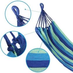 Хамак Maxima, Дължина до 230 см, Платно 180x80 см, От памучен материал, Дизайн 1