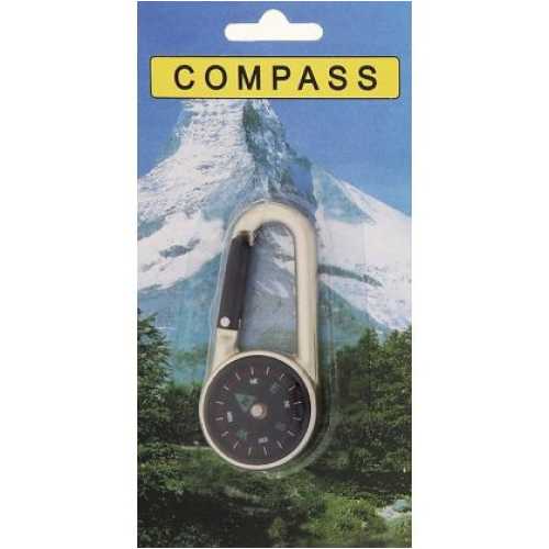 Карабинер с компас