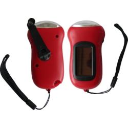 Фенерче със соларна батерия и динамо