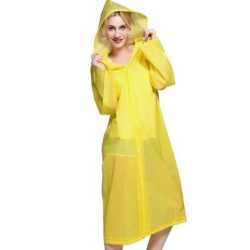 Дъждобран MAXIMA с ръкави и качулка Жълт 115 см найлон