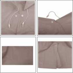 Дъждобран MAXIMA с ръкави и качулка Жълт 115 см найлон