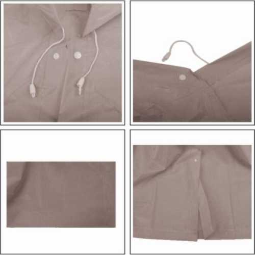 Дъждобран MAXIMA с ръкави и качулка Лилав 115 см Найлон