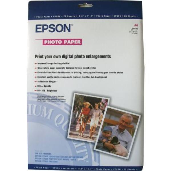 Фото хартия Epson A4 20л. 194гр./м2
