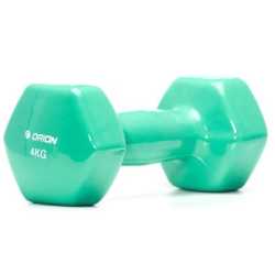 Гира ORION 4 кг Зелена с Винилово Покритие