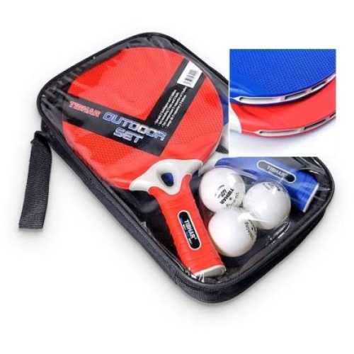 Хилки за тенис на маса Tibhar Outdoor комплект два броя с три топчета