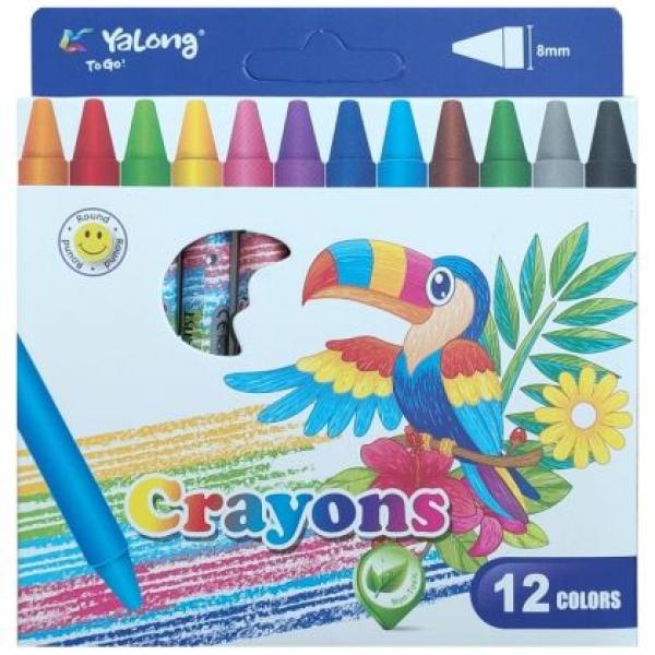 Маслени пастели YALONG 12 цвята