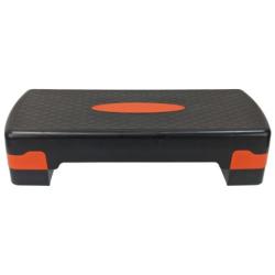 Стъпало за аеробика Maxima, 68 х 29 х H10 или 15 см, Черен с червен