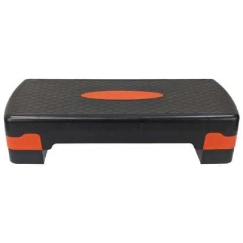 Стъпало за аеробика Maxima, 68 х 29 х H10 или 15 см, Черен с червен