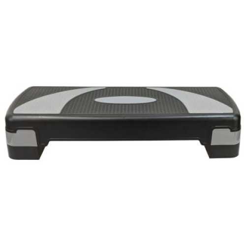 Стъпало за аеробика MAXIMA 80х31 см Черно със сиво