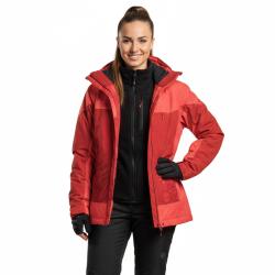 Дамско зимно яке 3в1 ONEPOLAR PO21410 Ски/Сноуборд - Червено