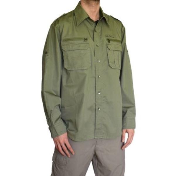 Памучна туристическа риза OnePolar - Светлозелена