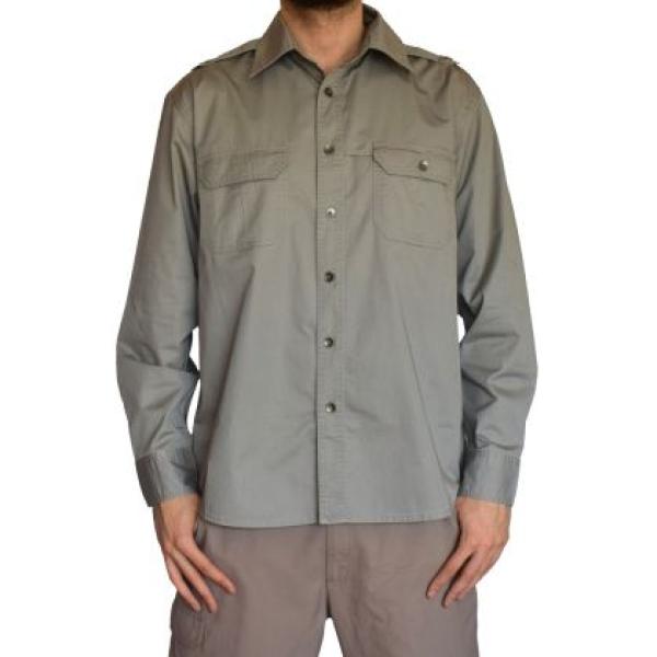 Памучна туристическа риза OnePolar PO275611 - Сива