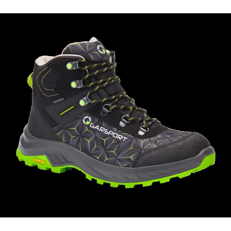 Туристически Обувки Alpina Sparrow Mid WP, Черно-зелени