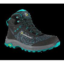 Туристически Обувки Alpina Sparrow Mid WP W, Черно-тюркоазени, Дамски