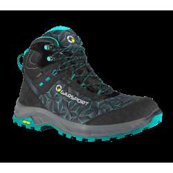 Туристически Обувки Alpina Sparrow Mid WP W, Черно-тюркоазени, Дамски