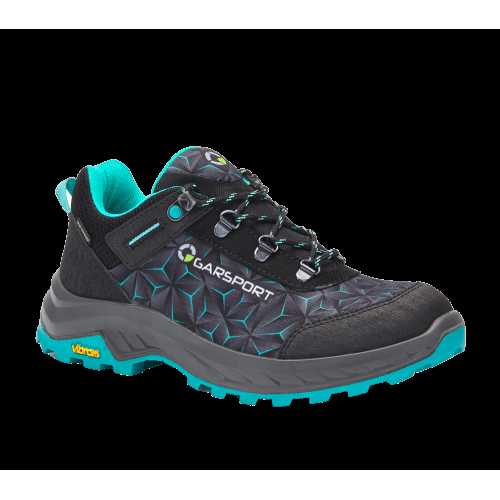 Туристически Маратонки Alpina SPARROW LOW WP, Водоустойчиви, Дамски, Черно/Тюркоаз