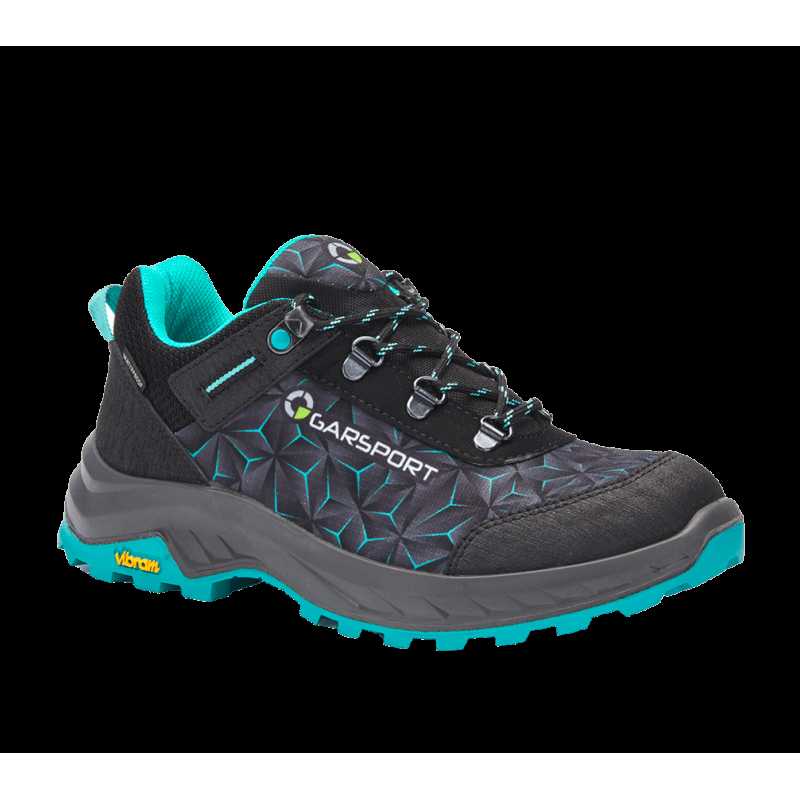 Туристически Маратонки Alpina SPARROW LOW WP, Водоустойчиви, Дамски, Черно/Тюркоаз