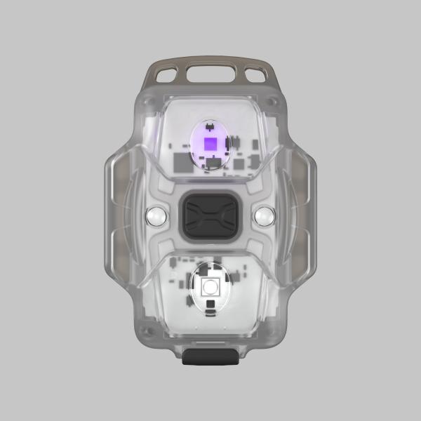Мултиункционален челник - фенер Armytek Crystal WUV сив 6 в 1