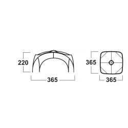 Тента HUSKY UV Broof L, С UV Защита