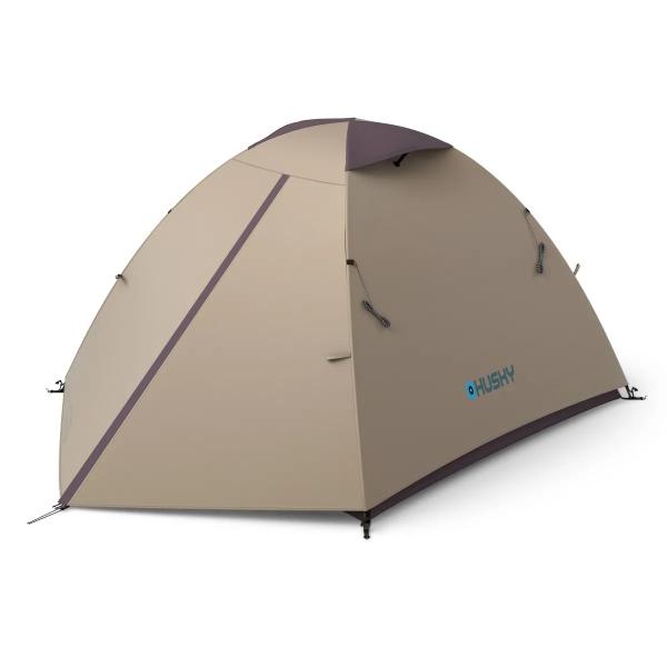 Палатка двуместна HUSKY Bizam 2 Plus Light Brown с 2 входа