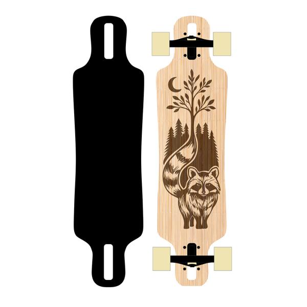 Лонгборд Tempish COON - Гъвкав Bamboo & Glass Fiber Дек за Freeride и Carving