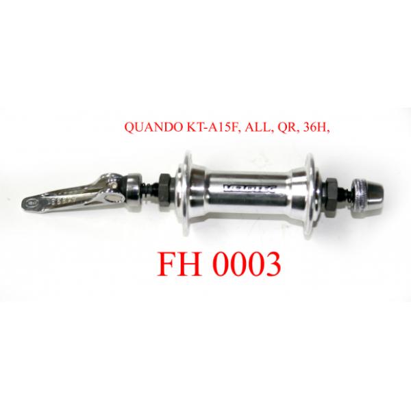 Предна главина QUANDO KT-A15F, 36H, алуминиев, QR - KT-204N, M9*100*108 мм, 