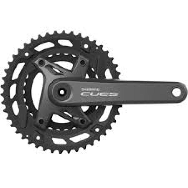 Курбел SHIMANO FC-U6000-2, CUES, за задна 9/10-скорости, 2-PCS FC, 170 мм, 46-30T сCG, без BB PARTS