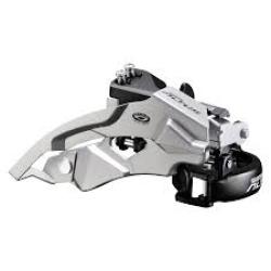 Преден дерайльор SHIMANO FD-M370, ALTUS, TOP-SWING, DUAL-PULL, за задна 9-скорости, BAND TYPE(с31.8 мм), CS ANGLE: 63-66, за 44/48