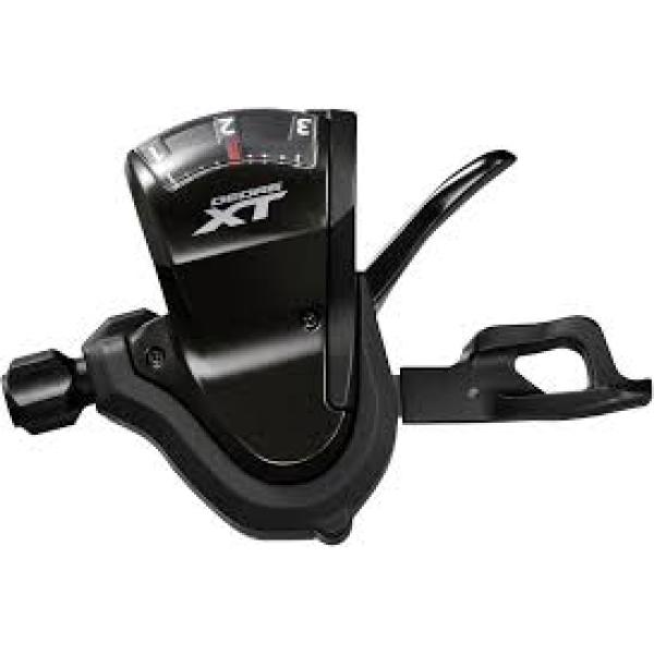 Команда за скорости SHIMANO за скорости, SL-T8000, DEORE XT лява 3-скорости W/индикатор за скоростите