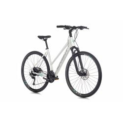 Велосипед Sprint Croxer Plus Lady V1 28 3x9 скорости, бял гланц/сиво-резеда