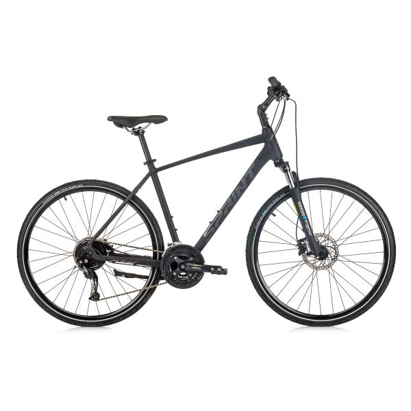 Велосипед Sprint Croxer Plus Man V1 28 3x9 скорости, черен мат/сив