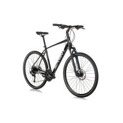 Велосипед Sprint Croxer Plus Man V1 28 3x9 скорости, черен гланц/бял