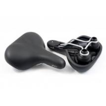 Седалка SELLE ROYAL 8015DET GIARA, сROYAL GEL, черен, с BLACK стоманен RAIL, дамски